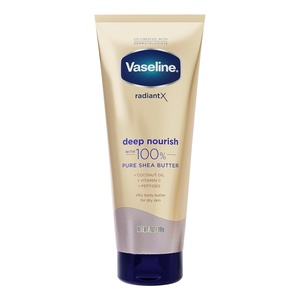 image:imageVaseline Radiant X Deep Nourish with 100 Pure Shea Butter Body Butter for Sensitive Skin with Peptides Vitamin C amp Coconut Oil 7 OZ