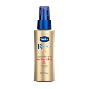 image:imageVaseline Radiant X Replenishing and Hydrating Body Oil For Dull Skin 37oz37 Fl Oz Pack of 1