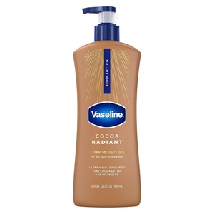 image:imageVaseline Cocoa Radiant Body Lotion for Dry Skin  Cocoa Butter 203oz 3ct203 Fl Oz Pack of 1