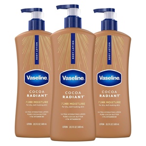 image:imageVaseline Cocoa Radiant Body Lotion for Dry Skin  Cocoa Butter 203oz 3ct203 Fl Oz Pack of 3