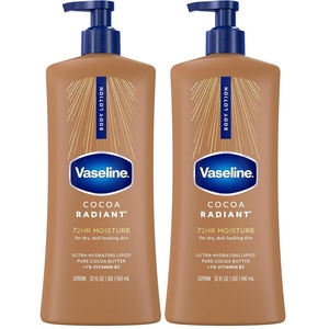 image:imageVaseline Cocoa Radiant Body Lotion for Dry Skin  Cocoa Butter 203oz 3ct32 Fl Oz Pack of 2