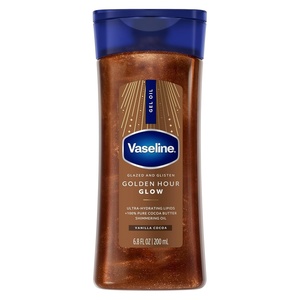 image:imageVaseline Glazed and Glisten Golden Hour Body Gel Oil Shimmering 68oz 1ct68 Fl Oz Pack of 1