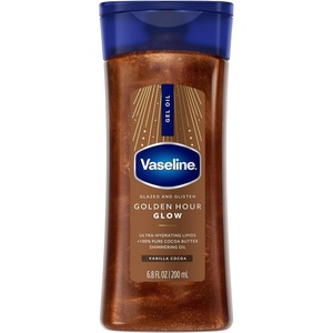 image:imageVaseline Glazed and Glisten Golden Hour Body Gel Oil Shimmering 68oz 1ct68 Fl Oz Pack of 6