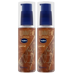 image:imageVaseline Illuminate Me Shimmering Body Oil Created for Melanin Rich Skin Illuminates Skin with Finishing Touch of Shimmer for Glowing Skin 33 oz33 Fl Oz Pack of 2